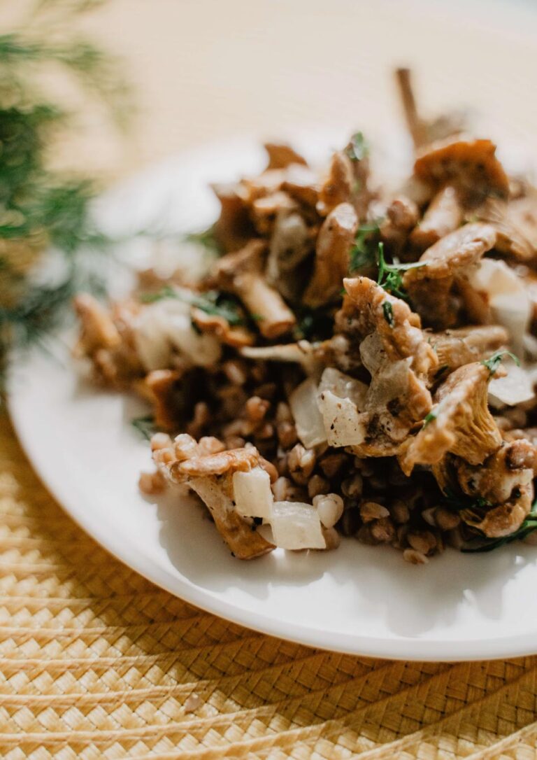 French Lentils With Mushrooms