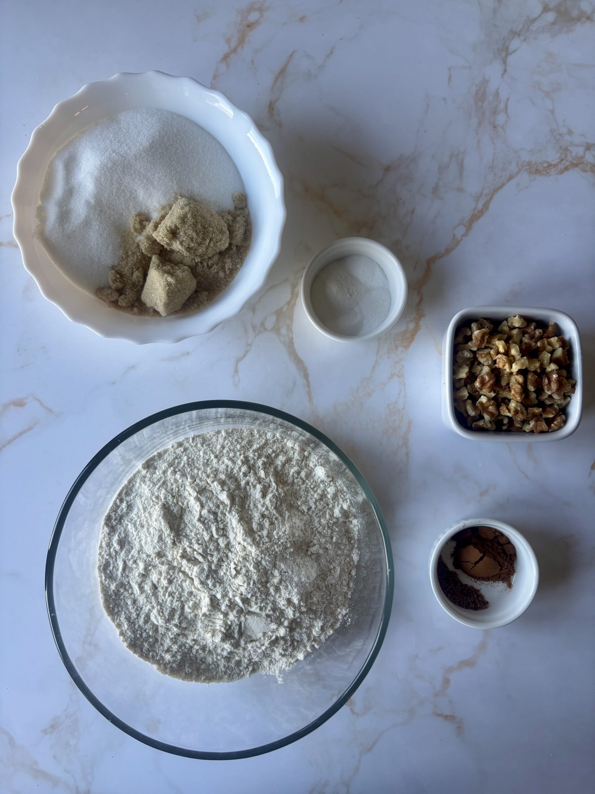 Carrot cake ingredients